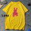 تی شرت دخترانه طرح خرگوش  کد 2101