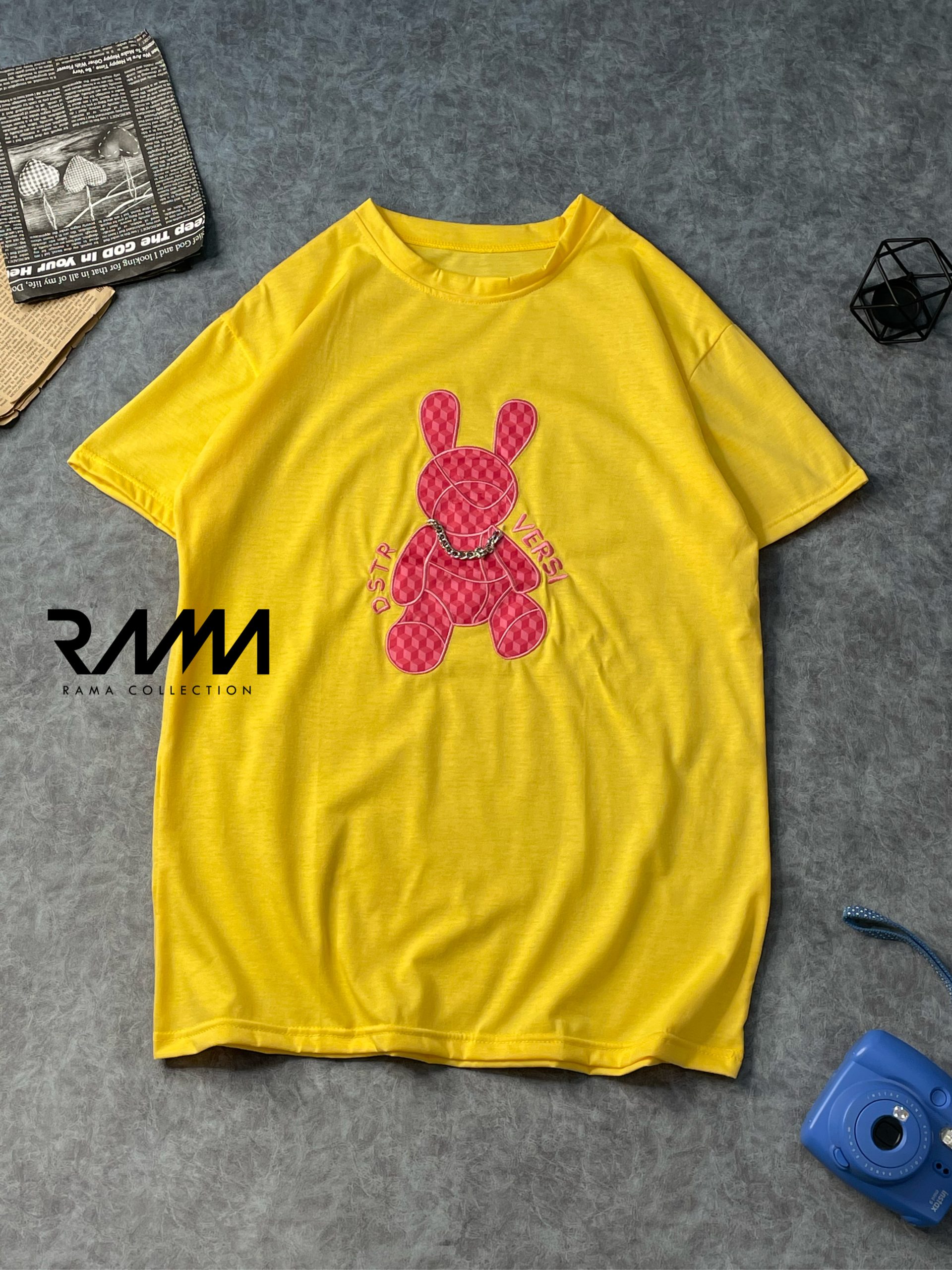 تی شرت دخترانه طرح خرگوش  کد 2101
