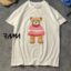 تی شرت دخترانه طرح خرس نگین دار  کد 2104