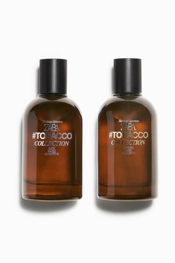 عطر دوقلو مردانه زارا مدل توباکو کالکشن اینتنس دارک و ریچ وارم حجم 200 میلی لیتر کد 1706