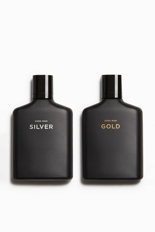 عطر دوقلو مردانه زارا مدل گلد و سیلور حجم ۲۰۰ میلی لیتر کد ۱۷۰۱