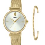 ساعت مچی زنانه با النگو 
مدل CASIO -LTP-2023VMG-7CDR