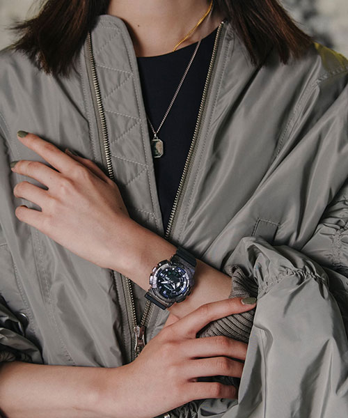 ساعت مچی زنانه G-SHOCK 
مدل CASIO-GM-S114GEM-1A2DR