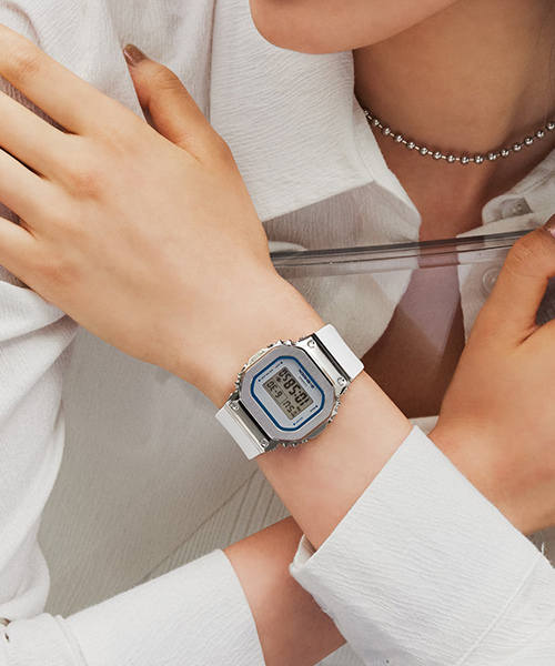 ساعت مچی زنانه G-SHOCK کاسیو 
مدل CASIO-GM-S5600LC-7DR