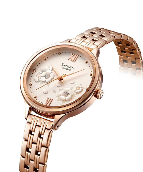 ساعت مچی زنانه SHEEN 
مدل CASIO -SHE-4551PG-7AUDF