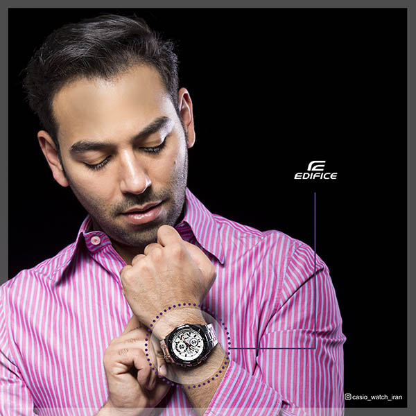 ساعت مچی مردانه EDIFICE کاسیو 
مدل CASIO–EFR539D-7A