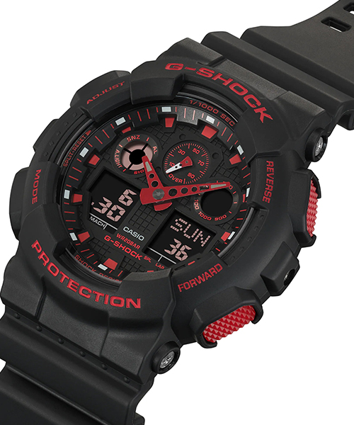 ساعت مچی مردانه G-SHOCK کاسیو 
مدل CASIO-GA-100BNR-1ADR