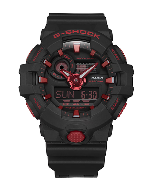 ساعت مچی مردانه G-SHOCK کاسیو 
مدل CASIO-GA-700BNR-1ADR