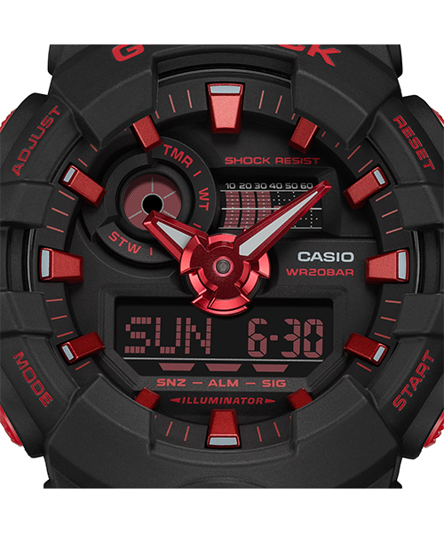 ساعت مچی مردانه G-SHOCK کاسیو 
مدل CASIO-GA-700BNR-1ADR