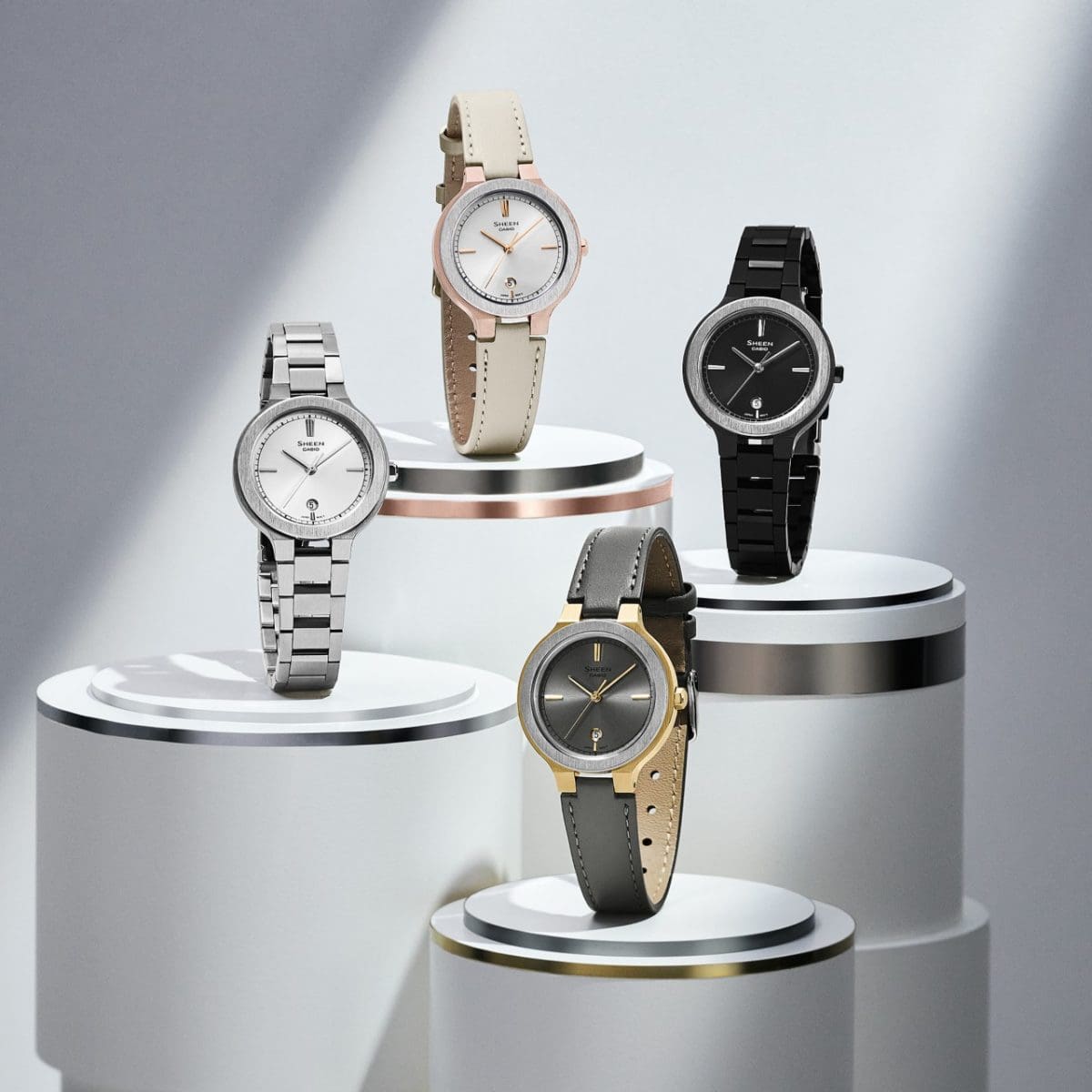 ساعت مچی زنانه SHEEN 
مدل CASIO-SHE-4559GL-8AUDF