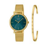 ساعت مچی زنانه با النگو کاسیو 
مدل CASIO-LTP-2024VMG-3CDR