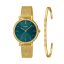 ساعت مچی زنانه با النگو کاسیو 
مدل CASIO-LTP-2024VMG-3CDR