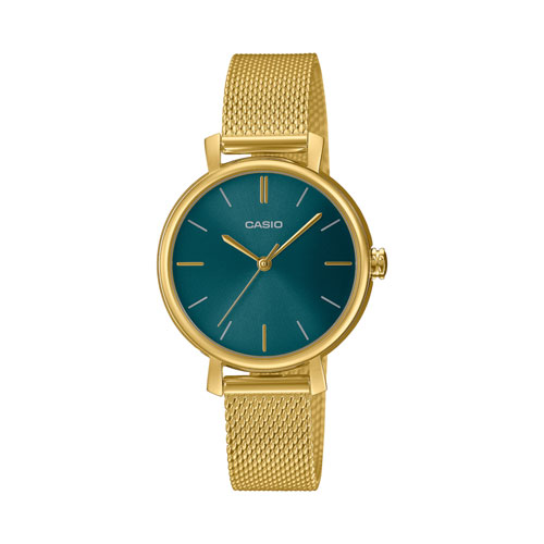 ساعت مچی زنانه با النگو کاسیو 
مدل CASIO-LTP-2024VMG-3CDR