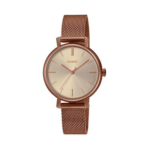 ساعت مچی زنانه با النگو کاسیو 
مدل CASIO-LTP-2024VMR-9CDR