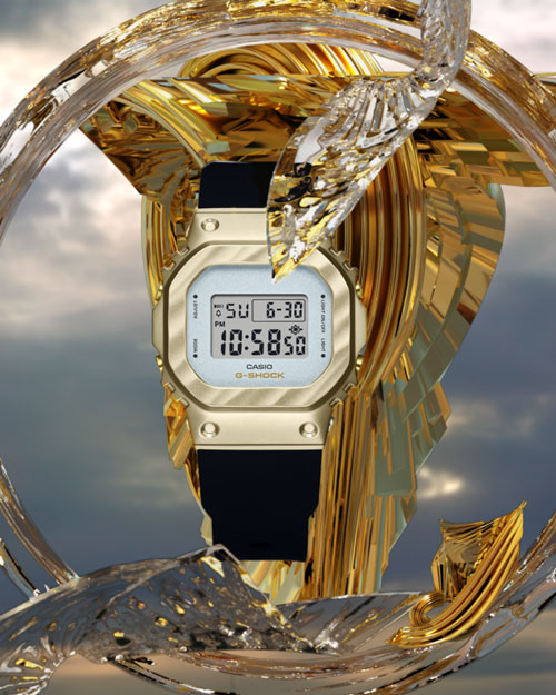 ساعت مچی زنانه G-SHOCK سایز متوسط
مدل CASIO-GM-S5600BC-1DR