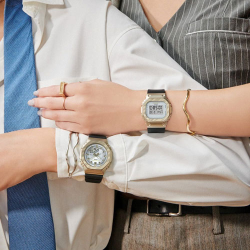 ساعت مچی زنانه G-SHOCK سایز متوسط 
مدل CASIO-GM-S5600BC-1DR