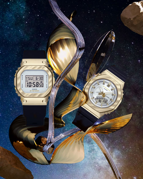 ساعت مچی زنانه G-SHOCK سایز متوسط 
مدل CASIO-GM-S5600BC-1DR
