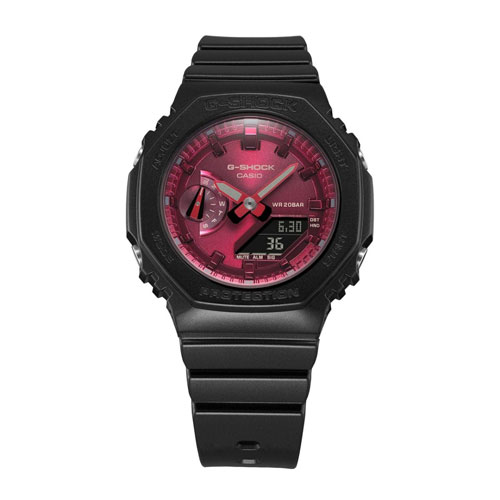 ساعت مچی زنانه G-SHOCK سایز متوسط 
مدل CASIO-GMA-S2100RB-1ADR