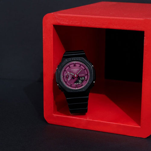 ساعت مچی زنانه G-SHOCK سایز متوسط
مدل CASIO-GMA-S2100RB-1ADR