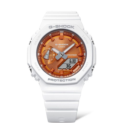 ساعت مچی زنانه G-SHOCK سایز متوسط 
مدل CASIO-GMA-S2100WS-7ADR