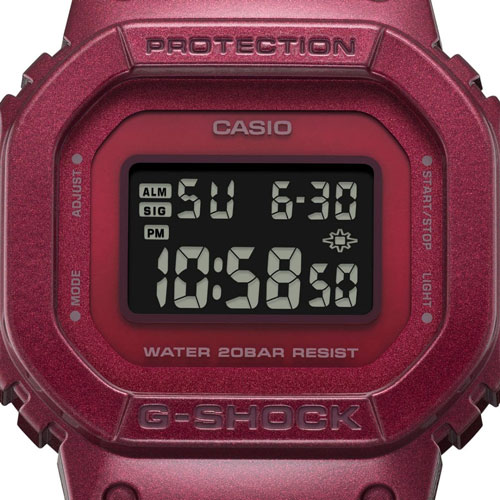 ساعت مچی زنانه G-SHOCK سایز متوسط 
مدل CASIO-GMD-S5600RB-4DR