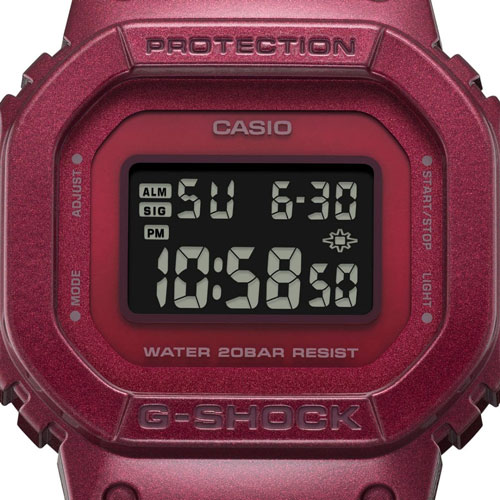 ساعت مچی زنانه G-SHOCK سایز متوسط
مدل CASIO-GMD-S5600RB-4DR