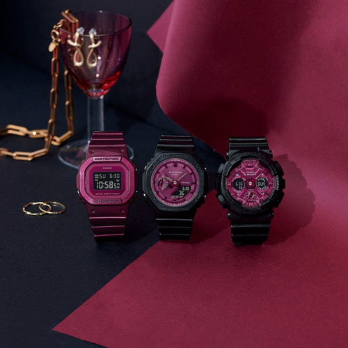 ساعت مچی زنانه G-SHOCK سایز متوسط 
مدل CASIO-GMD-S5600RB-4DR