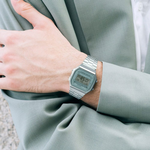 ساعت مچی کاسیو 
مدل CASIO-A168WA-3AYDF