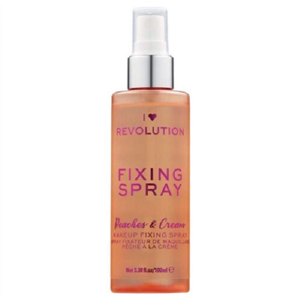 اسپری تثبیت کننده آرایش رولوشن مدل Peaches & Cream حجم 100 میلی لیتر