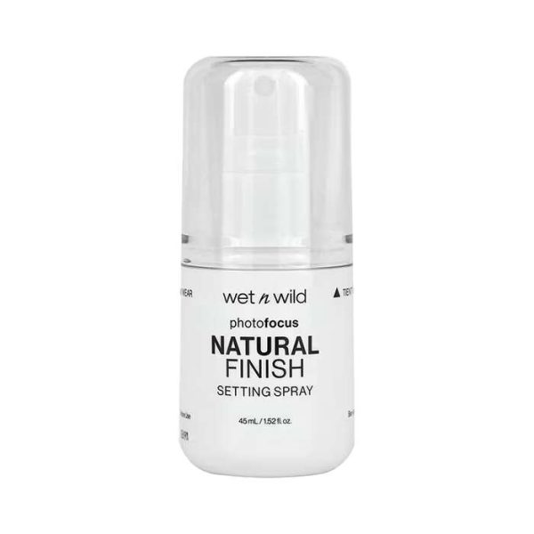 اسپری تثبیت کننده آرایش وت اند وایلد مدل Natural Finish حجم 45 میلی لیتر