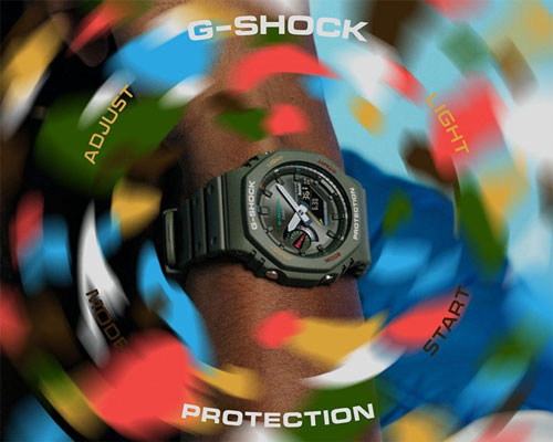 ساعت مچی مردانه G-SHOCK 
مدل CASIO-GA-B2100FC-3ADR
