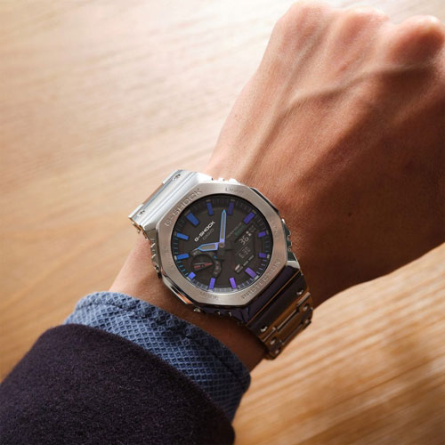 ساعت مچی مردانه G-SHOCK 
مدل CASIO-GM-B2100PC-1ADR