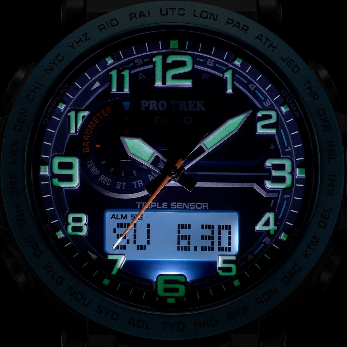ساعت مچی مردانه PRO TREK مدل CASIO-PRG-601YB-2DR