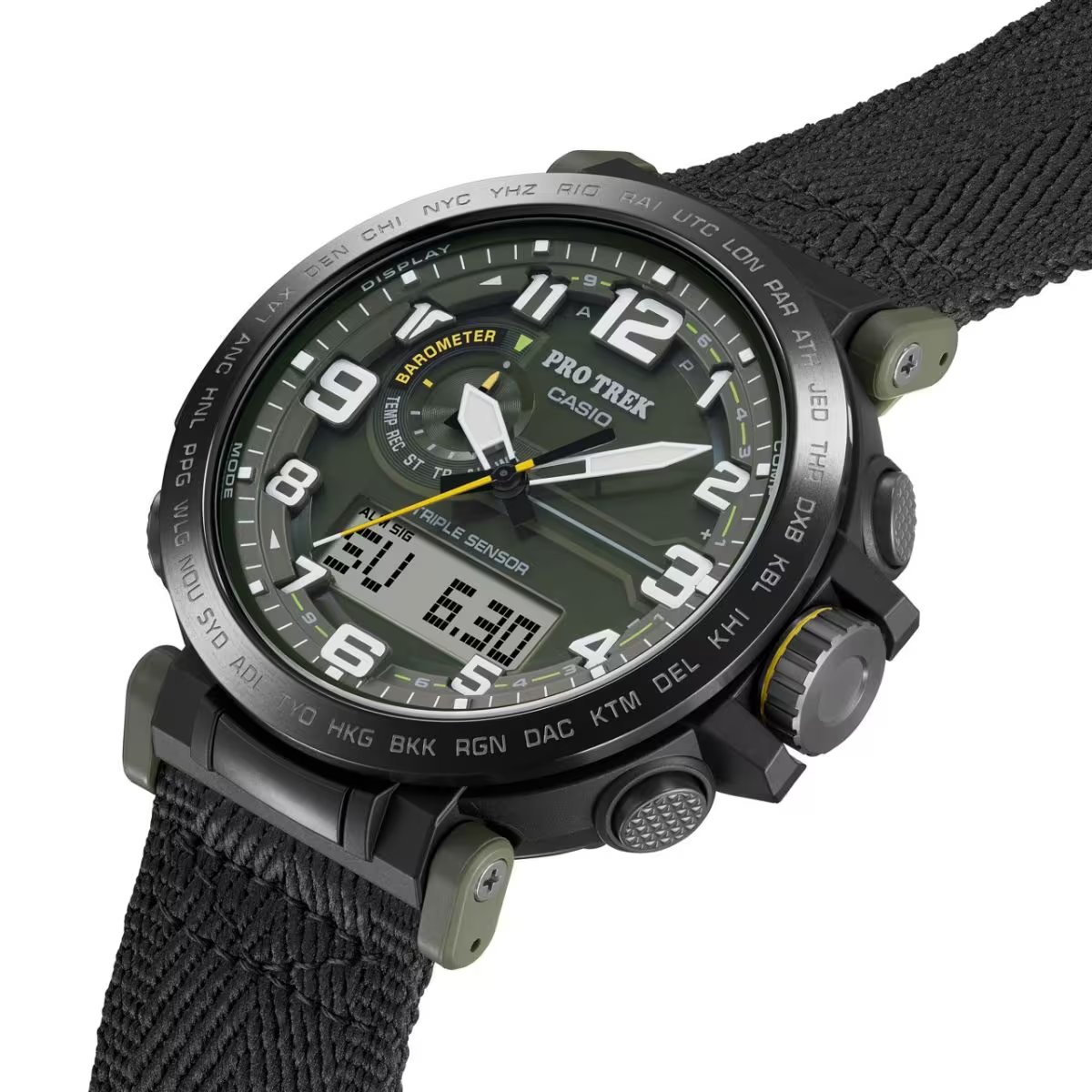 ساعت مچی مردانه PRO TREK مدل CASIO-PRG-601YB-3DR