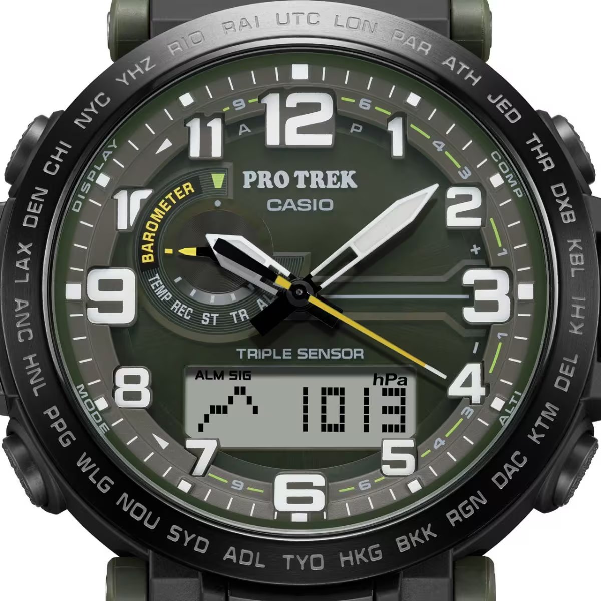 ساعت مچی مردانه PRO TREK مدل CASIO-PRG-601YB-3DR