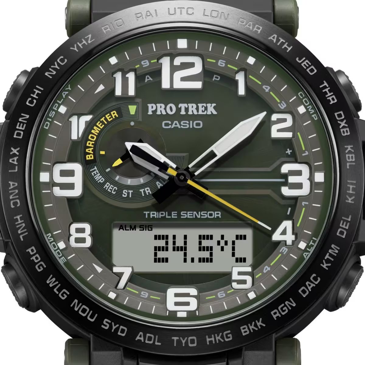 ساعت مچی مردانه PRO TREK مدل CASIO-PRG-601YB-3DR