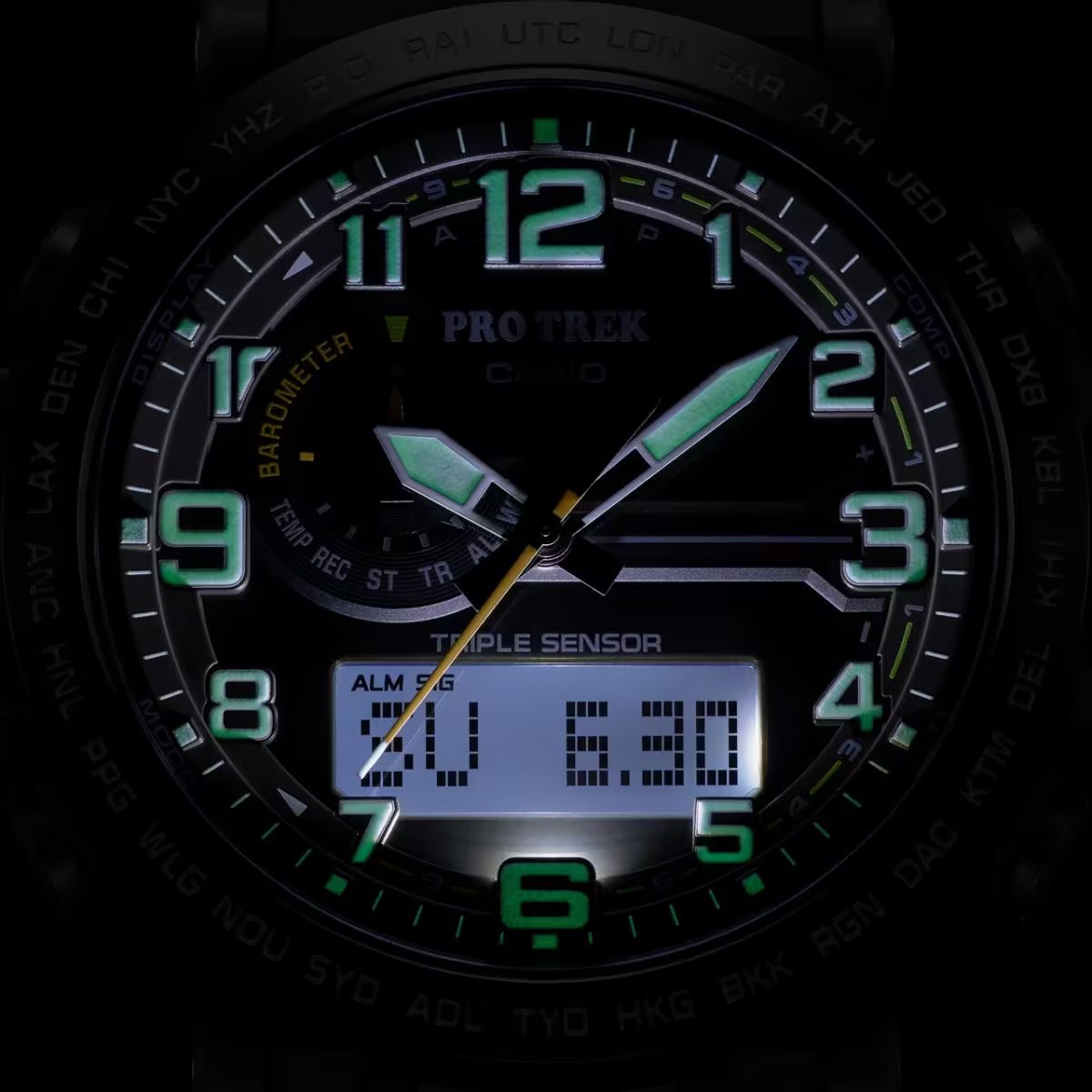 ساعت مچی مردانه PRO TREK مدل CASIO-PRG-601YB-3DR