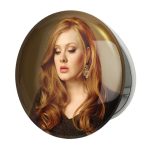 آینه جیبی خندالو طرح ادل Adele مدل تاشو کد 2935
