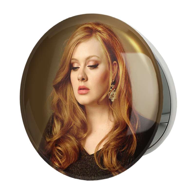 آینه جیبی خندالو طرح ادل Adele مدل تاشو کد 2935