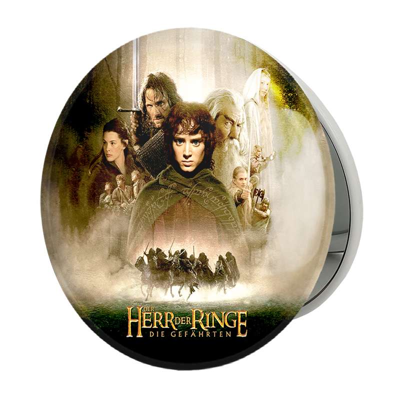 آینه جیبی خندالو طرح ارباب حلقه ها Lord of the Rings مدل تاشو کد 4553