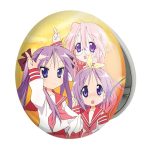 آینه جیبی خندالو طرح انیمه ستاره خوش شانس Lucky Star مدل تاشو کد 23607