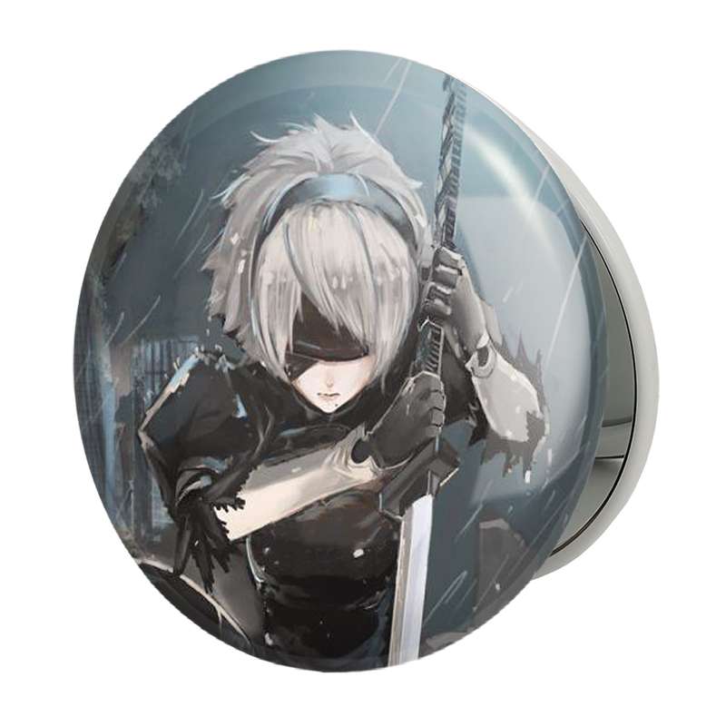 آینه جیبی خندالو طرح انیمه نیر اتوماتا Nier Automata ver 1.1a مدل تاشو کد 27469