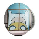 آینه جیبی خندالو طرح جیک و فین وقت ماجراجویی Adventure Time مدل تاشو کد 20828