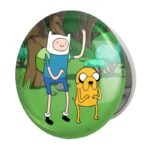 آینه جیبی خندالو طرح جیک و فین وقت ماجراجویی Adventure Time مدل تاشو کد 20840