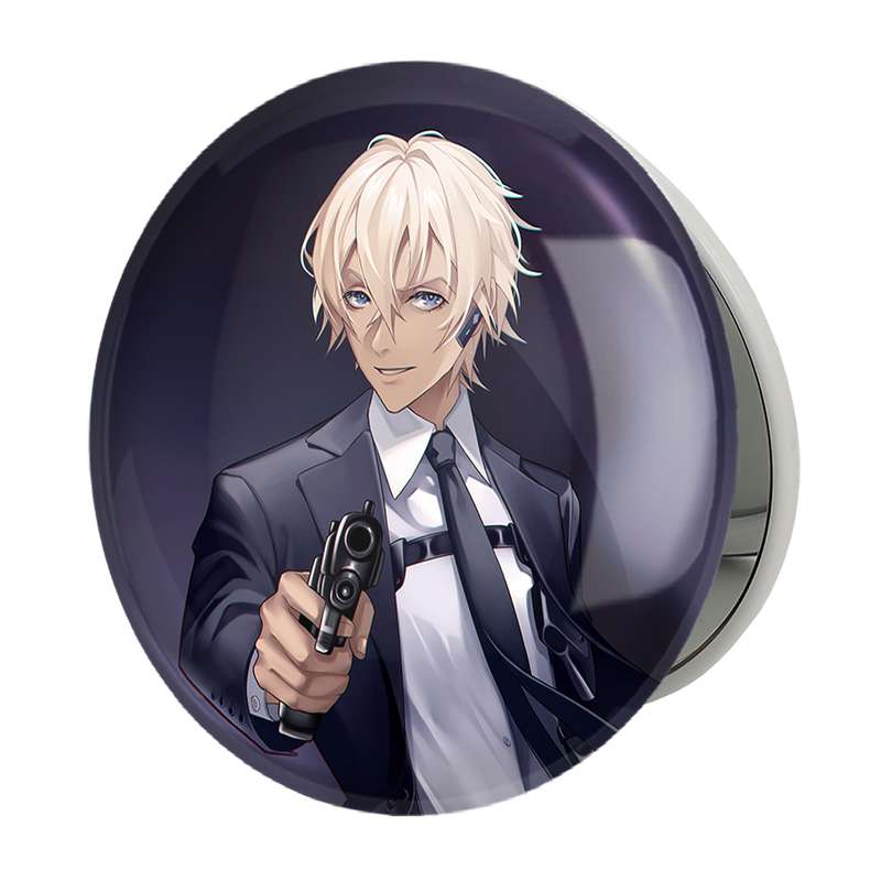 آینه جیبی خندالو طرح ری انیمه کارآگاه کونان مدل تاشو کد 27545