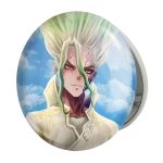 آینه جیبی خندالو طرح سنکو انیمه دکتر استون Dr. Stone مدل تاشو کد 27495