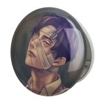 آینه جیبی خندالو طرح لیوای انیمه اتک آن تایتان Attack on Titan مدل تاشو کد 18575