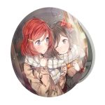 آینه جیبی خندالو طرح نیکو و ماکی انیمه لاو لایو Love Live مدل تاشو کد 18274