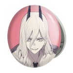 آینه جیبی خندالو طرح پاور انیمه مرد اره ای Chainsaw Man مدل تاشو کد 23208