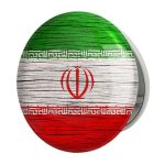 آینه جیبی خندالو طرح پرچم ایران مدل تاشو کد 20519